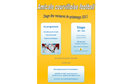 Stage-vacances U9/U11